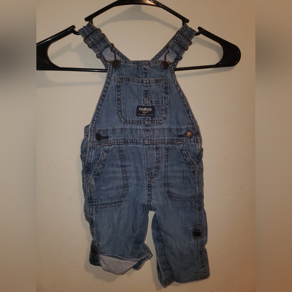 OshKosh B'gosh Classic Blue Overalls for Kids
